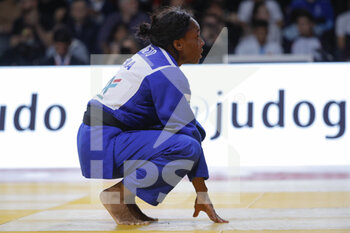 2023-02-04 - Priscilla Gneto (FRA) (US Orleans Loiret Judo Jujitsu) competed in Women -57kg category won the gold medal against Jessica Klimkait (CAN) during the International Judo Paris Grand Slam 2023 (IJF) on February 4, 2023 at Accor Arena in Paris, France - JUDO - PARIS GRAND SLAM 2023 - JUDO - CONTACT