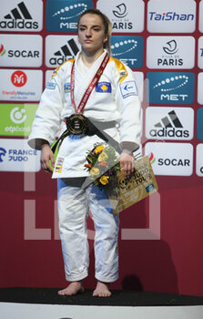 2023-02-04 - Distria Krasniqi of Kosovo, Gold medal, Women's -52Kg during the Judo Paris Grand Slam 2023 on February 4, 2023 at Accor Arena in Paris, France - JUDO - PARIS GRAND SLAM 2023 - JUDO - CONTACT