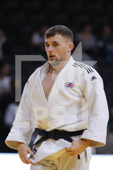 2023-02-05 - Lachlan Moorhead (GBR) against Tim Gramkow (GER) during the International Judo Paris Grand Slam 2023 (IJF) on February 5, 2023 at Accor Arena in Paris, France - JUDO - PARIS GRAND SLAM 2023 - JUDO - CONTACT
