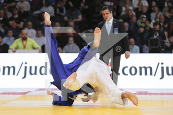 2023-02-05 - Lorenzo Parodi (ITA) lost against Tato Grigalashvili (GEO) during the International Judo Paris Grand Slam 2023 (IJF) on February 5, 2023 at Accor Arena in Paris, France - JUDO - PARIS GRAND SLAM 2023 - JUDO - CONTACT