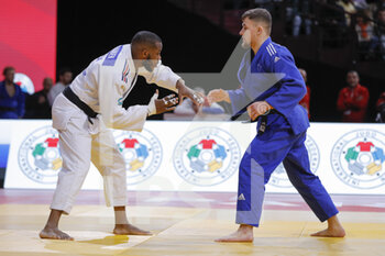 05/02/2023 - Lachlan Moorhead (GBR) lost against Tizie Gnamien (FRA) during the International Judo Paris Grand Slam 2023 (IJF) on February 5, 2023 at Accor Arena in Paris, France - JUDO - PARIS GRAND SLAM 2023 - JUDO - CONTATTO