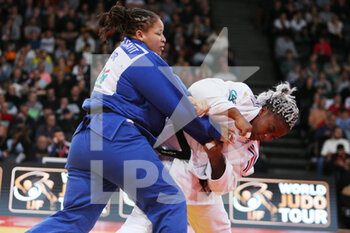 2023-02-05 - Romane Dicko of France against Kayra Sayit of Turkey, Women's +78Kg during the Judo Paris Grand Slam 2023 on February 5, 2023 at Accor Arena in Paris, France - JUDO - PARIS GRAND SLAM 2023 - JUDO - CONTACT