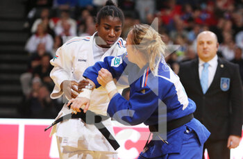 05/02/2023 - Marie Eve Gahie of France against Margaux Pinot of France, Women's -70Kg during the Judo Paris Grand Slam 2023 on February 5, 2023 at Accor Arena in Paris, France - JUDO - PARIS GRAND SLAM 2023 - JUDO - CONTATTO