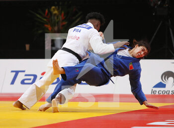 2023-02-05 - Audrey Tcheumeo of France against Patricia Sampaio of Portugal, Women's -78Kg during the Judo Paris Grand Slam 2023 on February 5, 2023 at Accor Arena in Paris, France - JUDO - PARIS GRAND SLAM 2023 - JUDO - CONTACT