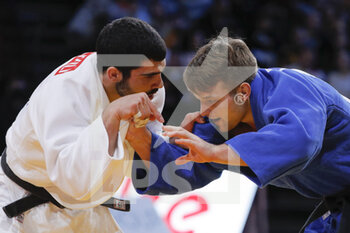 2023-02-05 - Timo Cavelius (GER) took the silver medal by loosing against Tato Grigalashvili (GEO) during the International Judo Paris Grand Slam 2023 (IJF) on February 5, 2023 at Accor Arena in Paris, France - JUDO - PARIS GRAND SLAM 2023 - JUDO - CONTACT