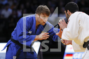 05/02/2023 - Timo Cavelius (GER) took the silver medal by loosing against Tato Grigalashvili (GEO) during the International Judo Paris Grand Slam 2023 (IJF) on February 5, 2023 at Accor Arena in Paris, France - JUDO - PARIS GRAND SLAM 2023 - JUDO - CONTATTO