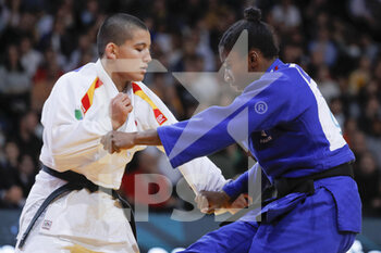 2023-02-05 - Ai Tsunoda Roustant (ESP) won the gold medal against Marie Eve Gahie (FRA) during the International Judo Paris Grand Slam 2023 (IJF) on February 5, 2023 at Accor Arena in Paris, France - JUDO - PARIS GRAND SLAM 2023 - JUDO - CONTACT