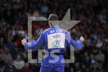 2023-02-05 - Noel Van T End (NED) won the gold medal against Murad Fatiyev (AZE) during the International Judo Paris Grand Slam 2023 (IJF) on February 5, 2023 at Accor Arena in Paris, France - JUDO - PARIS GRAND SLAM 2023 - JUDO - CONTACT