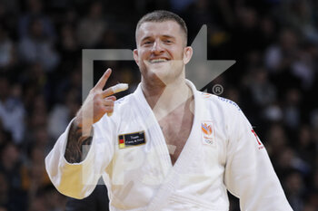 2023-02-05 - Michael Korrel (NED) won the gold medal against Dzhafar Kostoev (UAE) during the International Judo Paris Grand Slam 2023 (IJF) on February 5, 2023 at Accor Arena in Paris, France - JUDO - PARIS GRAND SLAM 2023 - JUDO - CONTACT