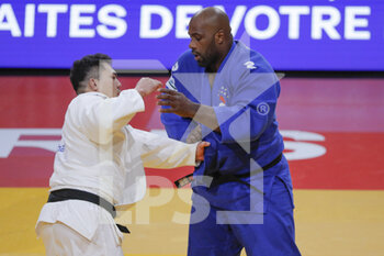 05/02/2023 - Teddy Riner (FRA) won the gold medal, the 6th in Grand Slam, against Hyoga Ota (JPN) during the International Judo Paris Grand Slam 2023 (IJF) on February 5, 2023 at Accor Arena in Paris, France - JUDO - PARIS GRAND SLAM 2023 - JUDO - CONTATTO