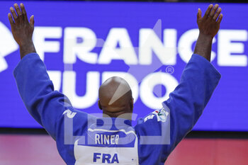 05/02/2023 - Teddy Riner (FRA) won the gold medal, the 6th in Grand Slam, against Hyoga Ota (JPN) during the International Judo Paris Grand Slam 2023 (IJF) on February 5, 2023 at Accor Arena in Paris, France - JUDO - PARIS GRAND SLAM 2023 - JUDO - CONTATTO