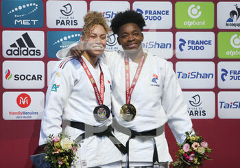 2023-02-05 - Chloe Buttigieg of France Silver medal, Audrey Tcheumeo of France Gold medal, Women's -78Kg during the Judo Paris Grand Slam 2023 on February 5, 2023 at Accor Arena in Paris, France - JUDO - PARIS GRAND SLAM 2023 - JUDO - CONTACT