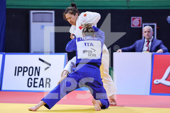 12/03/2023 - Irene Pedrotti (Italy) vs Anqi Sun (China) category -70kg - EUROPEAN OPEN (DAY2) - JUDO - CONTATTO