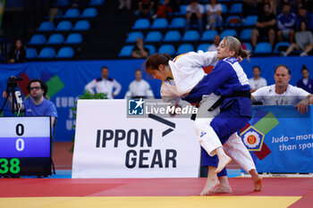 2023-06-10 - Alicia Martin Gil (ESP) and Emma Nalbat (NED), Women -57 kg during the Madrid European Open 2023, European Judo Union event on June 10, 2023 at Polideportivo Municipal de Gallur in Madrid, Spain - JUDO - MADRID EUROPEAN OPEN 2023 - JUDO - CONTACT