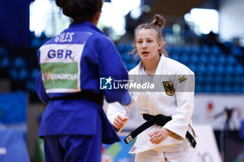 2023-06-10 - Jana Ziegler (GER) and Chelsie Giles (GBR) Women -57 kg during the Madrid European Open 2023, European Judo Union event on June 10, 2023 at Polideportivo Municipal de Gallur in Madrid, Spain - JUDO - MADRID EUROPEAN OPEN 2023 - JUDO - CONTACT