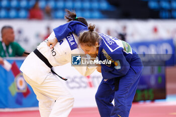 2023-06-10 - Sofia Mazzola (ITA) and Jacqueline Springer (AUT), Women -48 kg during the Madrid European Open 2023, European Judo Union event on June 10, 2023 at Polideportivo Municipal de Gallur in Madrid, Spain - JUDO - MADRID EUROPEAN OPEN 2023 - JUDO - CONTACT