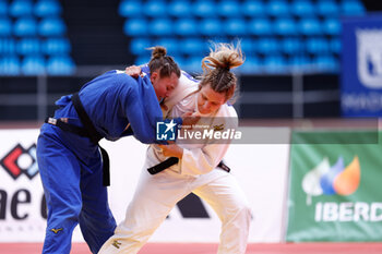 2023-06-11 - Cecilia Betemps (ITA) and Lucie Jarrot (FRA), Women -70 kg during the Madrid European Open 2023, European Judo Union event on June 11, 2023 at Polideportivo Municipal de Gallur in Madrid, Spain - JUDO - MADRID EUROPEAN OPEN 2023 - JUDO - CONTACT