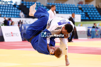 2023-06-11 - Thomas Snijders (NED) and Jarne Duyck (BEL), Men -81 kg during the Madrid European Open 2023, European Judo Union event on June 11, 2023 at Polideportivo Municipal de Gallur in Madrid, Spain - JUDO - MADRID EUROPEAN OPEN 2023 - JUDO - CONTACT