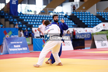 2023-06-11 - Fabien Le Touze (FRA) and Manuel Rodrigues (POR), Men -81 kg during the Madrid European Open 2023, European Judo Union event on June 11, 2023 at Polideportivo Municipal de Gallur in Madrid, Spain - JUDO - MADRID EUROPEAN OPEN 2023 - JUDO - CONTACT