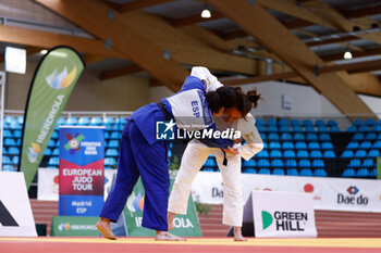 2023-06-11 - Laura Haberstock (FRA) and Daniela Agudo Huerta (ESP), Women -70 kg during the Madrid European Open 2023, European Judo Union event on June 11, 2023 at Polideportivo Municipal de Gallur in Madrid, Spain - JUDO - MADRID EUROPEAN OPEN 2023 - JUDO - CONTACT