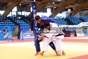 2023-06-11 - Cedric Olivar (FRA) and Alexandre Iddir (FRA), Men -100 kg during the Madrid European Open 2023, European Judo Union event on June 11, 2023 at Polideportivo Municipal de Gallur in Madrid, Spain - JUDO - MADRID EUROPEAN OPEN 2023 - JUDO - CONTACT
