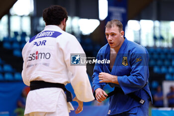 2023-06-11 - Diogo Brites (POR) and Daniel Herbst (GER), Men -100 kg during the Madrid European Open 2023, European Judo Union event on June 11, 2023 at Polideportivo Municipal de Gallur in Madrid, Spain - JUDO - MADRID EUROPEAN OPEN 2023 - JUDO - CONTACT