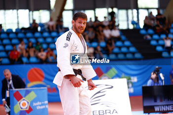 2023-06-11 - Teo L'Herbier (FRA) gold medal, Men -90 kg during the Madrid European Open 2023, European Judo Union event on June 11, 2023 at Polideportivo Municipal de Gallur in Madrid, Spain - JUDO - MADRID EUROPEAN OPEN 2023 - JUDO - CONTACT