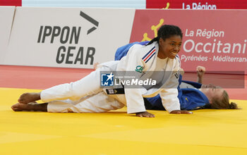 2023-11-03 - Sarah-Léonie Cysique of France and Pauline Starke of Germany, Women's -57 KG during te European Judo Championships Individuals 2023 on November 3, 2023 at Sud de France Arena in Montpellier, France - JUDO - EUROPEAN CHAMPIONSHIPS 2023 - JUDO - CONTACT