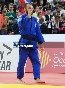 2023-11-03 - Luka Mkheidze of France Gold medal, Final Men's -60 KG during the European Judo Championships Individuals 2023 on November 3, 2023 at Sud de France Arena in Montpellier, France - JUDO - EUROPEAN CHAMPIONSHIPS 2023 - JUDO - CONTACT