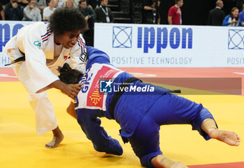 2023-11-04 - Marie-Eve Gahié of France and Elisavet Teltsidou of Greece, Women's -70 KG during the European Judo Championships Individuals 2023 on November 4, 2023 at Sud de France Arena in Montpellier, France - JUDO - EUROPEAN CHAMPIONSHIPS 2023 - JUDO - CONTACT
