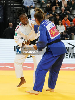 2023-11-04 - Clarisse Agbegnenou of France and Katarina Kristo of Croatia, Women's -63 KG during the European Judo Championships Individuals 2023 on November 4, 2023 at Sud de France Arena in Montpellier, France - JUDO - EUROPEAN CHAMPIONSHIPS 2023 - JUDO - CONTACT