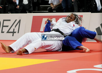 2023-11-05 - Romane Dicko of France against Marit Kamps of Netherlands, Semi-final Women's +78 KG during the European Judo Championships Individuals 2023 on November 5, 2023 at Sud de France Arena in Montpellier, France - JUDO - EUROPEAN CHAMPIONSHIPS 2023 - JUDO - CONTACT