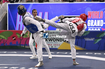 2023-06-09 - Jade JONES (GBR) vs Faith DILLON (USA) during Semi Finals round Women -57kg of World Taekwondo Grand Prix at Foro Italico, Nicola Pietrangeli Stadium, 9th June 2023, Rome, Italy. - WORLD TAEKWONDO GRAND PRIX DAY1 - TAEKWONDO - CONTACT