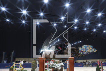 18/03/2023 - Emanuele Gaudiano (GER) riding Chaccobeto during the Saut Hermès 2023, equestrian FEI event on March 18, 2023 at the ephemeral Grand-palais in Paris, France - EQUESTRIAN - THE SAUT HERMES 2023 - INTERNAZIONALI - EQUITAZIONE