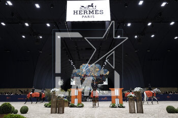 18/03/2023 - Max Kuhner (FRA) riding EIC Coriolis Des Isles during the Saut Hermès 2023, equestrian FEI event on March 18, 2023 at the ephemeral Grand-palais in Paris, France - EQUESTRIAN - THE SAUT HERMES 2023 - INTERNAZIONALI - EQUITAZIONE