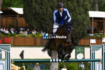 2023-05-25 - Nicola Philippaerts (BEL) during the 90° CSIO ROMA 2023, CSIO5* A against the clock (238.2.1) - 1.50m - 30.000 € - LR - presented by ENI, on May 25, 2023 at Piazza di Siena in Rome, Italy. - CSIO ROMA PIAZZA DI SIENA - INTERNATIONALS - EQUESTRIAN