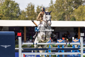 2023-08-30 - ZORZI Alberto of Italy riding Highlight W during the FEI European Jumping Championship 2023, Equestrian event on August 30, 2023 at hippodrome Snai San Siro in Milan, Italy - 2023 JUMPING EUROPEAN CHAMPIONSHIP - INTERNATIONALS - EQUESTRIAN