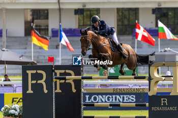 2023-08-30 - FREDRICSON Jens of Sweden riding Markan Cosmopolit during the FEI European Jumping Championship 2023, Equestrian event on August 30, 2023 at hippodrome Snai San Siro in Milan, Italy - 2023 JUMPING EUROPEAN CHAMPIONSHIP - INTERNATIONALS - EQUESTRIAN