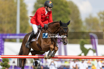 2023-08-31 - WEISHAUPT Philipp of Germany riding Zineday during the FEI European Jumping Championship 2023, Equestrian event on August 30, 2023 at hippodrome Snai San Siro in Milan, Italy - 2023 JUMPING EUROPEAN CHAMPIONSHIP - INTERNATIONALS - EQUESTRIAN