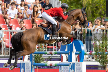 2023-08-31 - CAMILLI Emanuele of Italy riding Odense Odeveld during the FEI European Jumping Championship 2023, Equestrian event on August 30, 2023 at hippodrome Snai San Siro in Milan, Italy - 2023 JUMPING EUROPEAN CHAMPIONSHIP - INTERNATIONALS - EQUESTRIAN