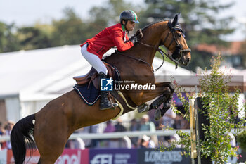 2023-09-01 - CAMILLI Emanuele of Italy riding Odense Odeveld during the FEI European Jumping Championship 2023, Equestrian event on August 30, 2023 at hippodrome Snai San Siro in Milan, Italy - 2023 JUMPING EUROPEAN CHAMPIONSHIP - INTERNATIONALS - EQUESTRIAN