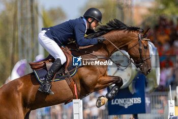 2023-09-01 - FREDRICSON Jens of Sweden riding Markan Cosmopolit during the FEI European Jumping Championship 2023, Equestrian event on August 30, 2023 at hippodrome Snai San Siro in Milan, Italy - 2023 JUMPING EUROPEAN CHAMPIONSHIP - INTERNATIONALS - EQUESTRIAN