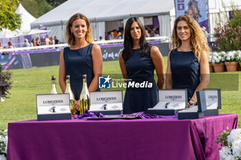 2023-09-01 - Awards Ceremony of the FEI European Jumping Championship 2023, Equestrian event on August 30, 2023 at hippodrome Snai San Siro in Milan, Italy - 2023 JUMPING EUROPEAN CHAMPIONSHIP - INTERNATIONALS - EQUESTRIAN
