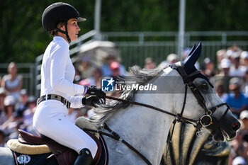2023-06-24 - Jessica SPRINGSTEEN of United States riding Naomi van het Keizershof during the Longines Paris Eiffel Jumping 2023, Longines Global Champions Tour, Equestrian event on June 24, 2023 at Champ de Mars in Paris, France - EQUESTRIAN - PARIS EIFFEL JUMPING 2023 - INTERNATIONALS - EQUESTRIAN