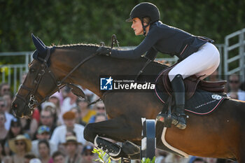 2023-06-24 - Jessica SPRINGSTEEN of United States riding Don Juan van de Donkhoeve during the Longines Paris Eiffel Jumping 2023, Longines Global Champions Tour, Equestrian event on June 24, 2023 at Champ de Mars in Paris, France - EQUESTRIAN - PARIS EIFFEL JUMPING 2023 - INTERNATIONALS - EQUESTRIAN