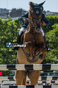 2023-06-25 - Ramzy Al Duhami riding Untouchable during the Longines Paris Eiffel Jumping 2023, Longines Global Champions Tour, Equestrian event on June 25, 2023 at Champ de Mars in Paris, France - EQUESTRIAN - PARIS EIFFEL JUMPING 2023 - INTERNATIONALS - EQUESTRIAN