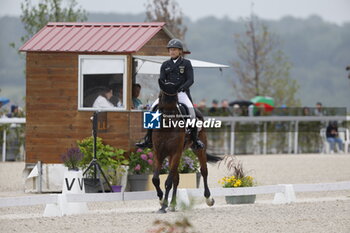 2023-08-11 - Michael JUNG (GER) FISCHERCHIPMUNK FRH during Dressage competition at the FEI Eventing European Championship 2023, Equestrian CH-EU-CCI4-L event on August 11, 2023 at Haras du Pin in Le Pin-au-Haras, France - EQUESTRIAN - FEI EVENTING EUROPEAN CHAMPIONSHIP 2023 - INTERNATIONALS - EQUESTRIAN