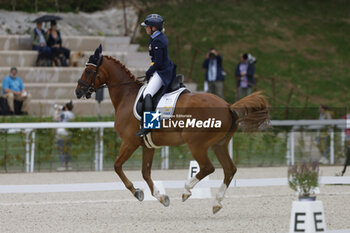 2023-08-11 - Amanda STAAM (SWE) CORPOUBET AT competes during the Dressage event during the FEI Eventing European Championship 2023, Equestrian CH-EU-CCI4-L event on August 11 th, 2023 at Haras du Pin in Le Pin-au-Haras, France - EQUESTRIAN - FEI EVENTING EUROPEAN CHAMPIONSHIP 2023 - INTERNATIONALS - EQUESTRIAN