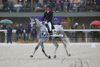 2023-08-11 - Tom JACKSON (GBR) CAPELS HOLLOW DRIFT competes during the Dressage event during the FEI Eventing European Championship 2023, Equestrian CH-EU-CCI4-L event on August 11 th, 2023 at Haras du Pin in Le Pin-au-Haras, France - EQUESTRIAN - FEI EVENTING EUROPEAN CHAMPIONSHIP 2023 - INTERNATIONALS - EQUESTRIAN