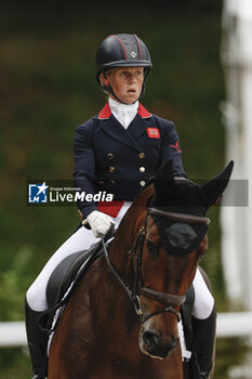 2023-08-11 - ROSALIND CANTER (GBR) LORDSHIPS GRAFFALO competes during the Dressage event and took the 2nd rank during the FEI Eventing European Championship 2023, Equestrian CH-EU-CCI4-L event on August 11 th, 2023 at Haras du Pin in Le Pin-au-Haras, France - EQUESTRIAN - FEI EVENTING EUROPEAN CHAMPIONSHIP 2023 - INTERNATIONALS - EQUESTRIAN